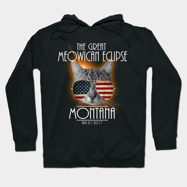 The Great Meowican Eclipse Shirt - Total Eclipse Shirt, TOTALITY MONTANA, Totality Georgia Shirt, Solar Eclipse 2017 Merchandise, The Great American Eclipse T-Shirt T-Shirt T-Shirt Hoodie by BlueTshirtCo